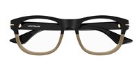Montatura vista Montblanc Uomo MB0306O007-BLACK-BLACK-TRANSPARENT55 - MB0306O007-BLACK-BLACK-TRANSPARENT55
